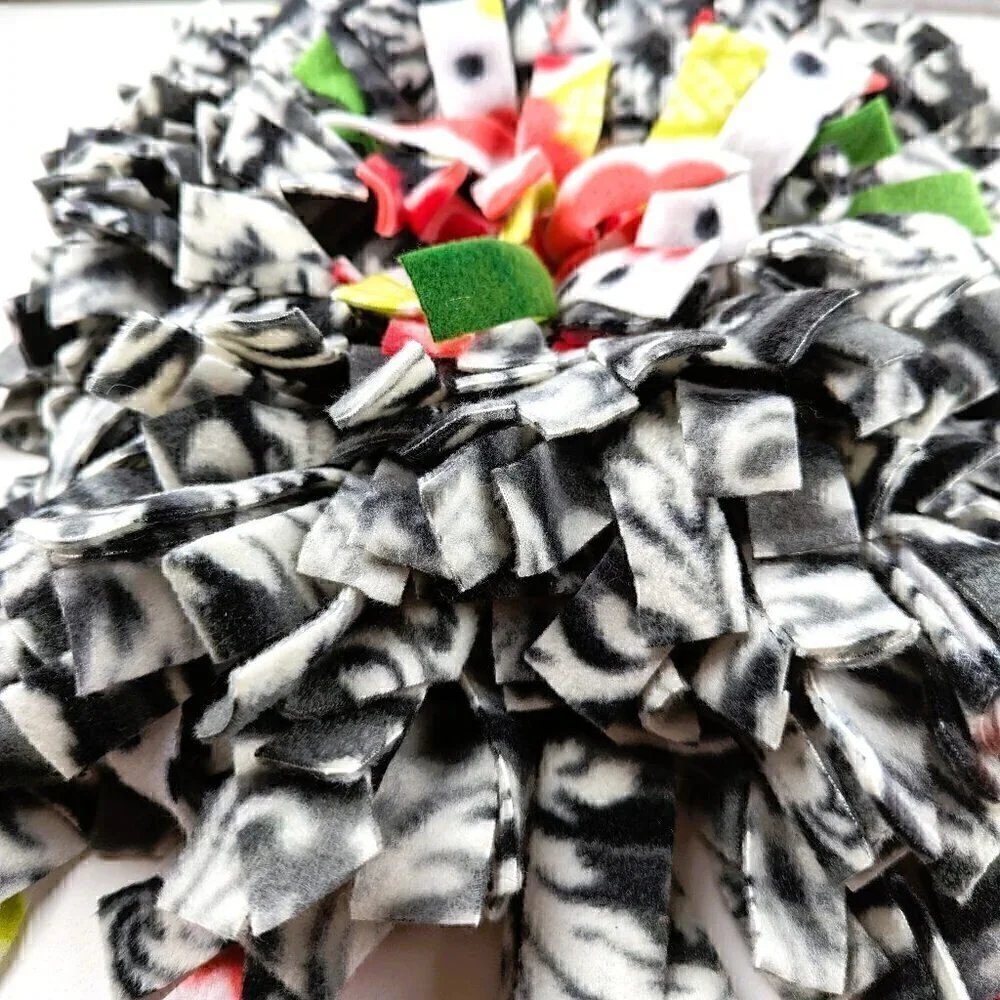 NEW Dog/Cat Snuffle Mat - Black, White & Red All Over #34
